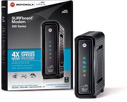 Docsis means data over cable service interface specification. Amazon Com Arris Surfboard Sb6121 4x4 Docsis 3 0 Cable Modem Retail Packaging Black Electronics