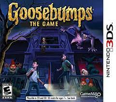 Descubre la mejor forma de comprar online. Amazon Com Goosebumps The Game 3ds Nintendo 3ds Game Mill Entertainment Video Games