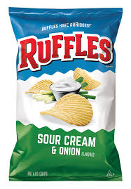 onion flavored potato chips ruffles