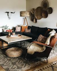 black couch living room ideas