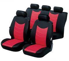 Bmw 3er E46 Seat Covers Black Red