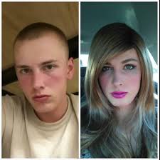 boy to makeup transformation