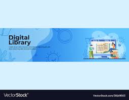 digital library web banner design
