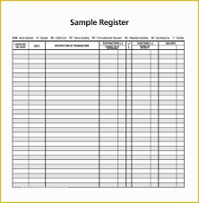 Free Printable Check Register Templates Of 7 Check Register