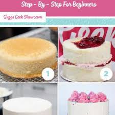 how to decorate your first cake step