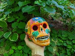 Sugar Skull Mexican Home Garden Decor