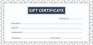 best free gift certificate templates in