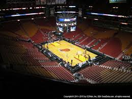 American Airlines Arena Fl View From Balcony Level 409