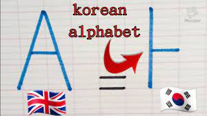learn to write the korean alphabet from