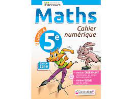Cahier numérique iParcours Maths 5e