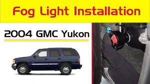 2000 06 Gmc Yukon Fog Lights Bulbs Replacement W 880 Led Installation Youtube