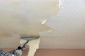 popcorn ceiling removal drywall repair