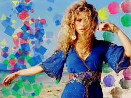 The singer modeled her new fringe design on the beach. Shakira Mebarak Blue Dress By Erdali On Deviantart