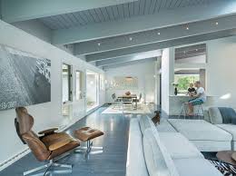 slanted ceiling home design and