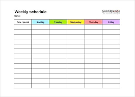 Blank Calendar Template Through Printable Gallery Monday