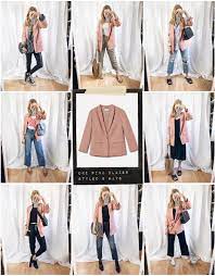 how to wear a pink blazer livelovesara