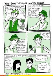 And contrary to cultural belief, there is no such thing as being too nice. so why is it that women complain that chivalry is dead, yet continuously go after the jerk? Nice Guys Finish Last For A Reason Web Comics 4koma Comic Strip Webcomics Web Comics