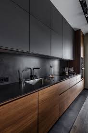 The cabinets do not even need to be painted all the same color and can echo other colors in the kitchen. 25 Ways To Refresh A Black Kitchen With Style Digsdigs
