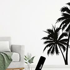 Tropical Forest Palm Tree Wall Art