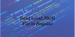 how to read local json file in angular