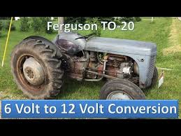 12 volt vs 6 volt tractor old start