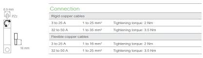 Have You Got The Torque Settings For The Easy9 Mcbs And Rcbos