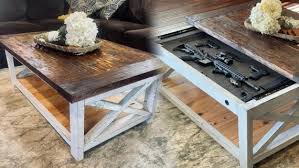 Concealment Coffee Table Plans