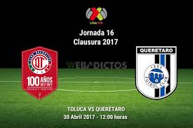 Average number of goals in meetings between toluca and queretaro is 3.0. Toluca Vs Queretaro Jornada 16 Del Clausura 2017 Resultado 1 2