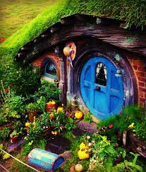 Hobbit House Fairy Garden Round Door