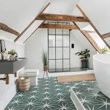 While this tile is suitable for flooring applications in bathrooms, it is not suited for showers or wet areas. Bathroom Flooring Ideas Flooring Ideas For Bathrooms