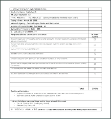 Monthly Work Report Template