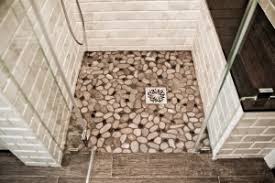 river rock pebbles for your shower