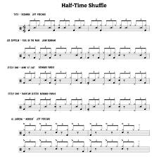 Half Time Shuffle Drum Transcriptions Francis Drumming Blog
