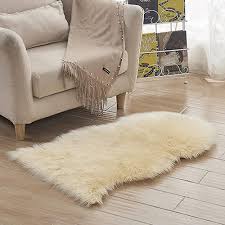 faux sheepskin rug modern area rugs