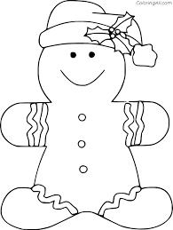 Gradually losing your mind as you are still around. Gingerbread Man With A Christmas Hat Coloring Page Coloringall