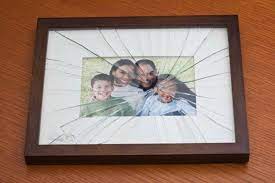to clean the glass in a picture frame