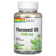 solaray flaxseed oil 1 000 mg 100
