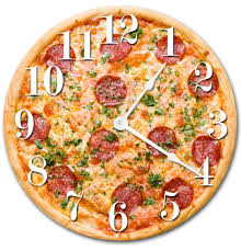 Pizza Kitchen Clock Large 10 5 Inch