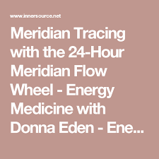 Meridian Tracing With The 24 Hour Meridian Flow Wheel