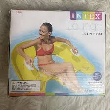 intex sit n float inflatable pool
