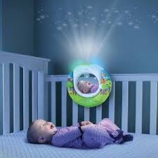 Baby Infant Newborn Soothing Lullaby Sound Sleep Music Player Projector Night Light Mirror Baby Night Light Crib Toys Baby Tech