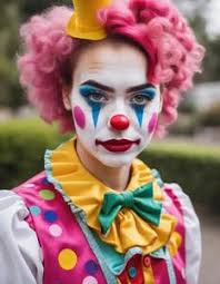 cute female clown costume free face