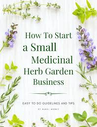 Small Medicinal Herb Garden Business