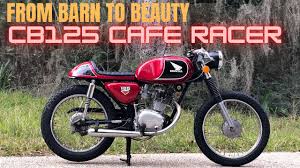 vine cb125 cafe racer from barn to