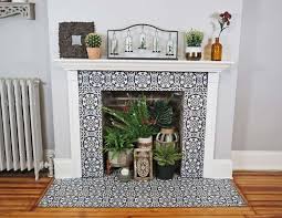Paint Your Fireplace Tile