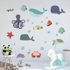 Sea Animal Wall Stickers Sea Wall