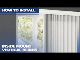 how to install inside mount vertical