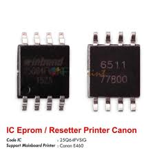 The ink absorber is almost full. Ic Eeprom 25q64 For Canon Pixma E460 Mainboard Printer Point