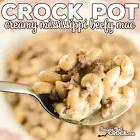 creamy macaroni   beef  crock pot
