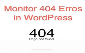 monitor 404 errors and setup 301